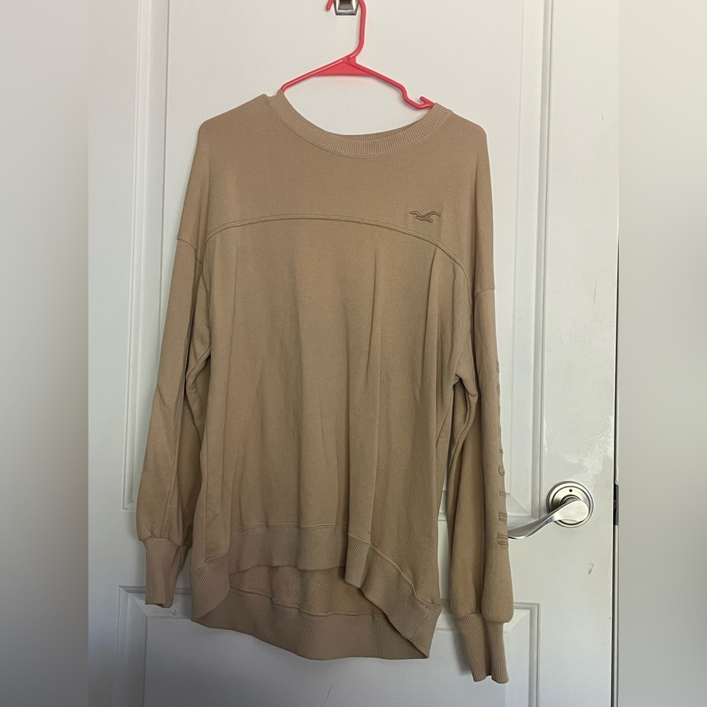 Tan/Yellowish Oversized crewneck